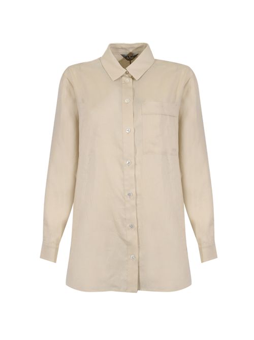 Camicia MMLFILO in lino Latte MM Max Mara | 2616111028600011